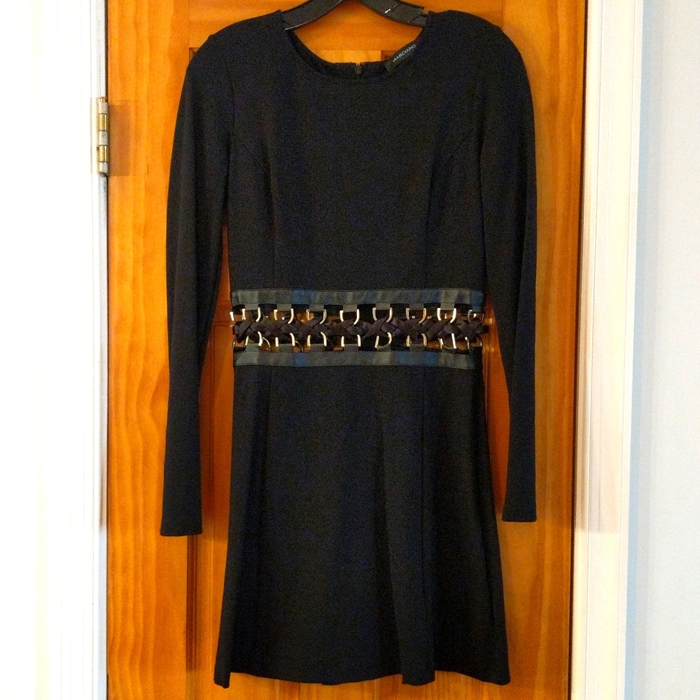 Marciano cutout waist mini dress